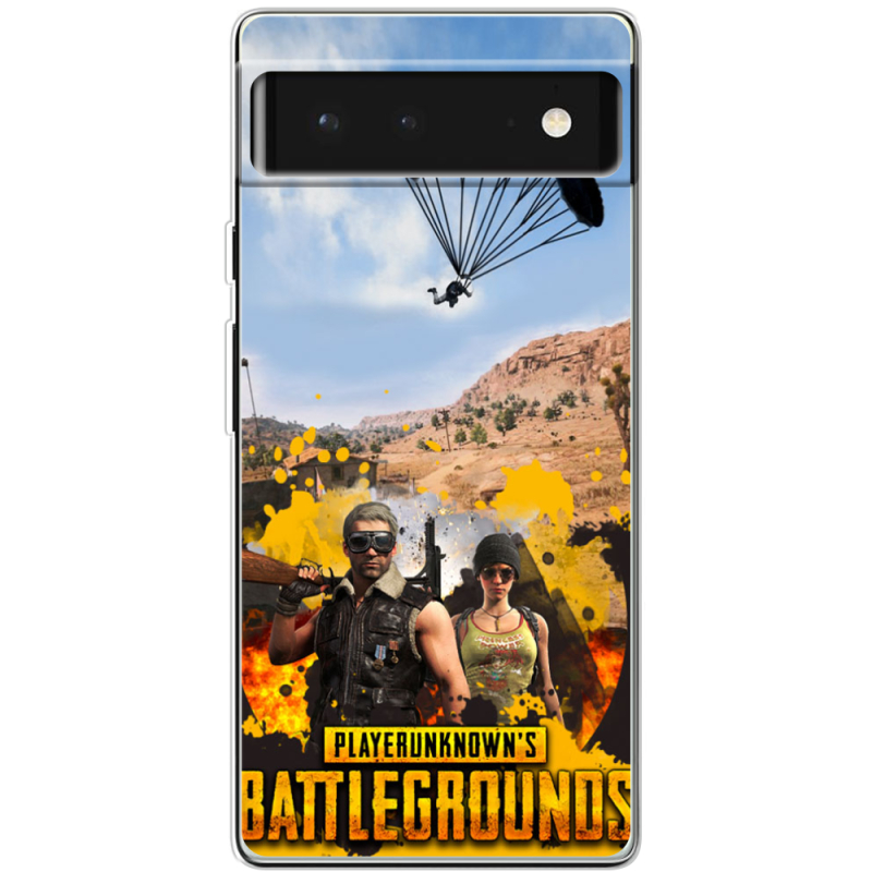 Чехол BoxFace Google Pixel 6 Pubg parachute