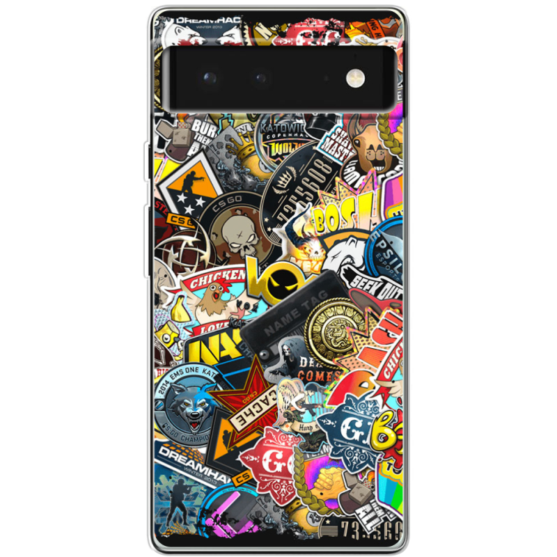 Чехол BoxFace Google Pixel 6 CS:Go Stickerbombing