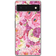 Чехол BoxFace Google Pixel 6 Pink Peonies