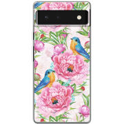 Чехол BoxFace Google Pixel 6 Birds and Flowers