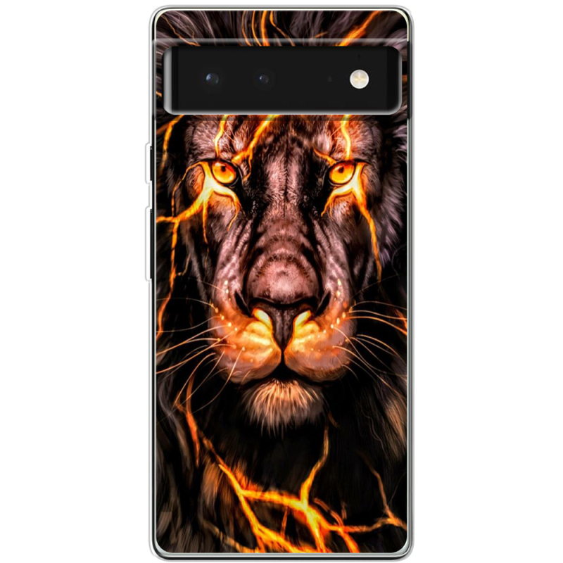 Чехол BoxFace Google Pixel 6 Fire Lion