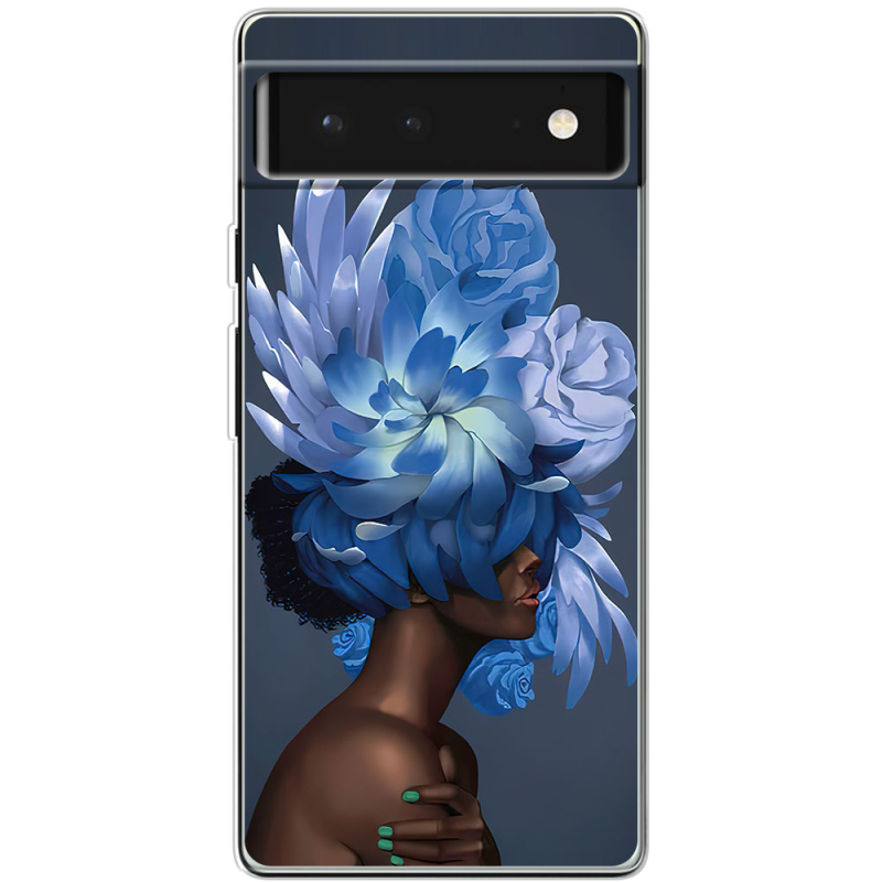 Чехол BoxFace Google Pixel 6 Exquisite Blue Flowers