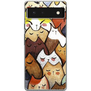 Чехол BoxFace Google Pixel 6 Sleepy Cats