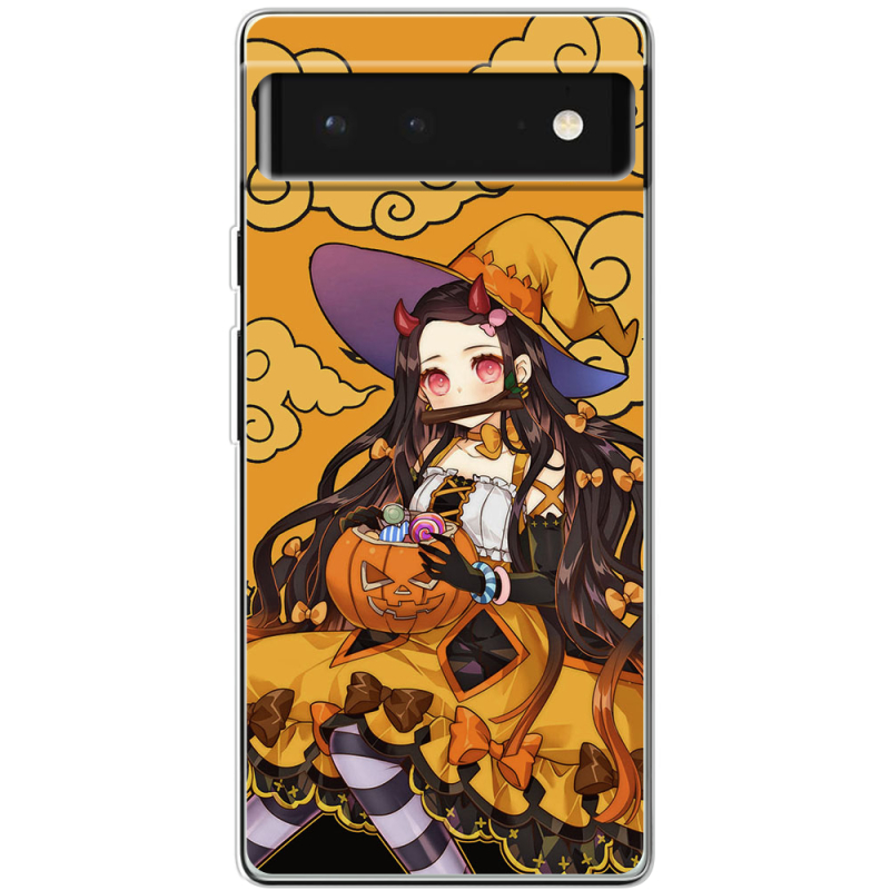 Чехол BoxFace Google Pixel 6 Kamado Nezuko Halloween