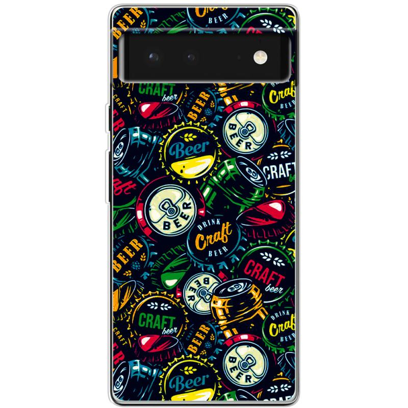 Чехол BoxFace Google Pixel 6 Bottle Caps