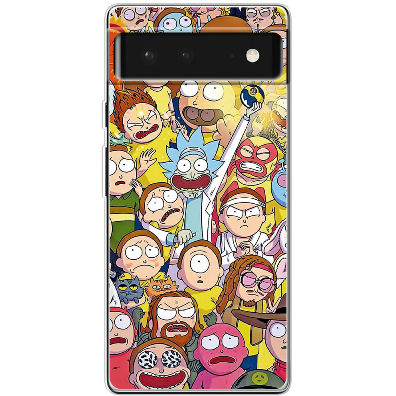 Чехол BoxFace Google Pixel 6 Rick and Morty