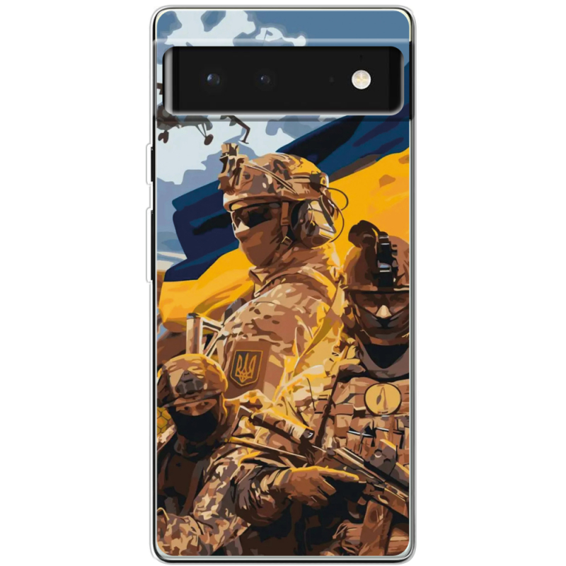 Чехол BoxFace Google Pixel 6 Воїни ЗСУ