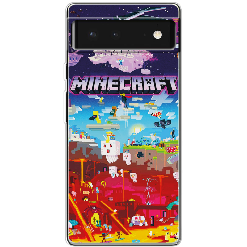 Чехол BoxFace Google Pixel 6 Minecraft World Beyond