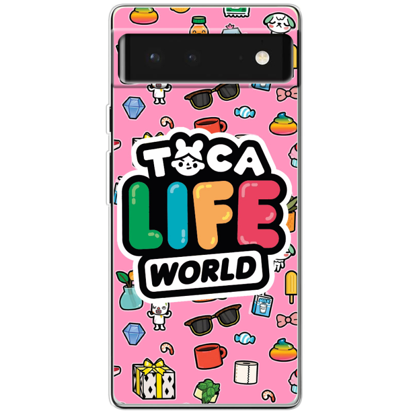 Чехол BoxFace Google Pixel 6 Toca Boca Life World