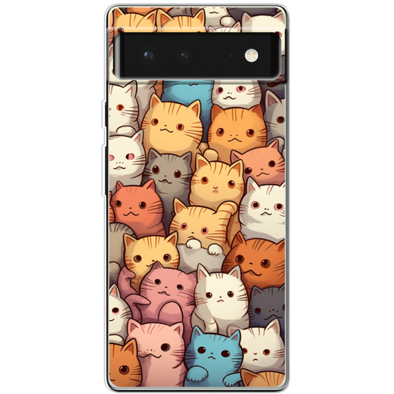 Чехол BoxFace Google Pixel 6 Котики муркотики