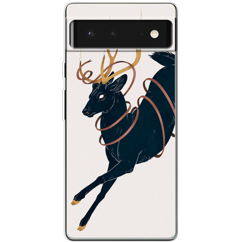Чехол BoxFace Google Pixel 6 Black Deer