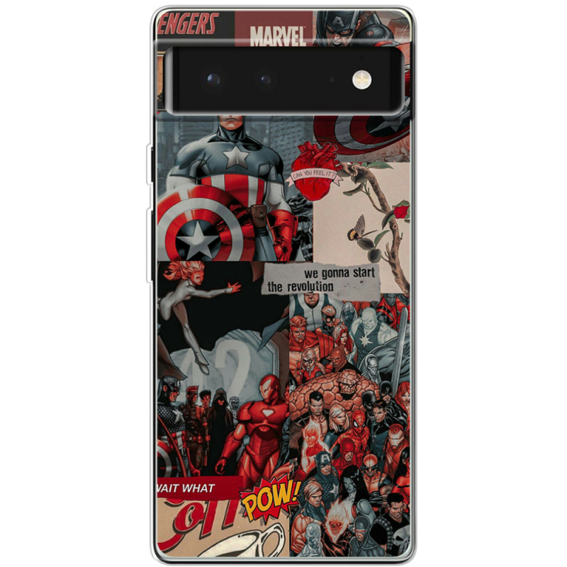 Чехол BoxFace Google Pixel 6 Marvel Avengers