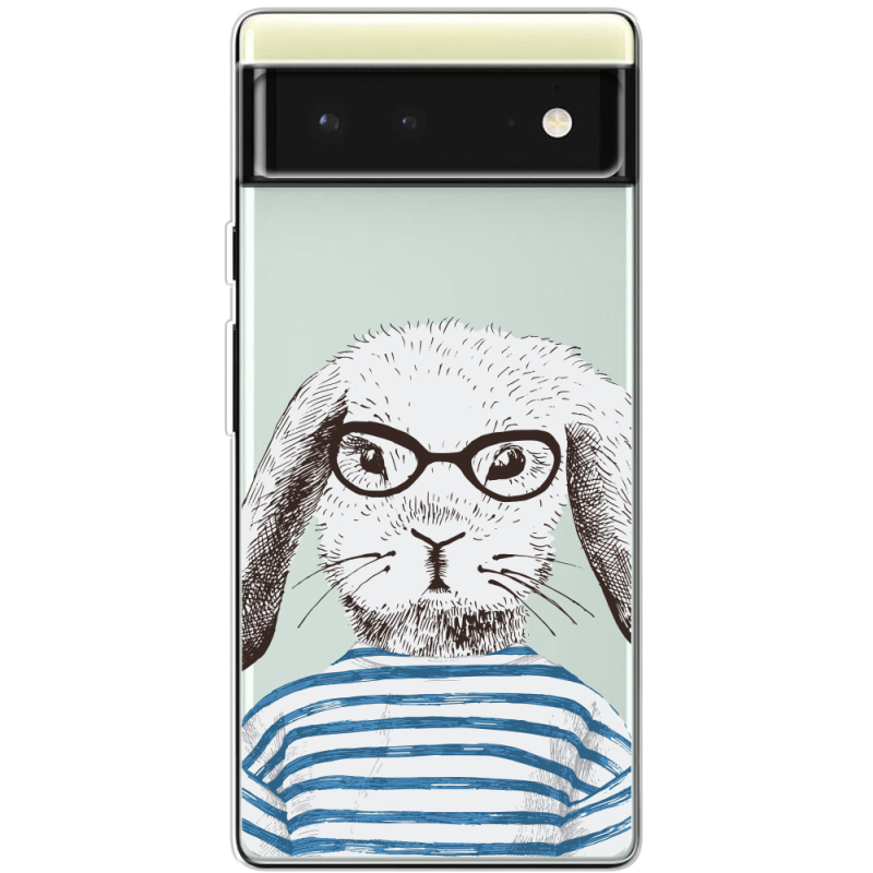 Прозрачный чехол BoxFace Google Pixel 6 MR. Rabbit