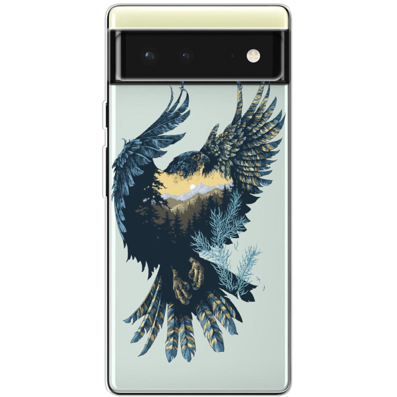 Прозрачный чехол BoxFace Google Pixel 6 Eagle