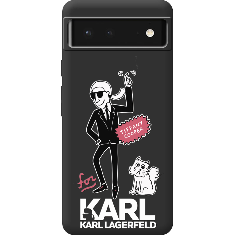 Черный чехол BoxFace Google Pixel 6 For Karl