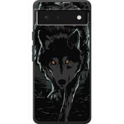 Черный чехол BoxFace Google Pixel 6 Wolf