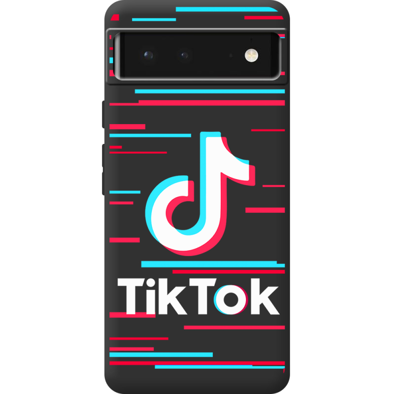 Черный чехол BoxFace Google Pixel 6 Tik Tok