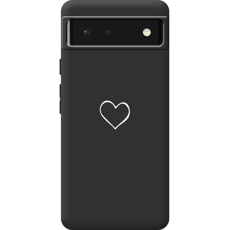 Черный чехол BoxFace Google Pixel 6 My Heart