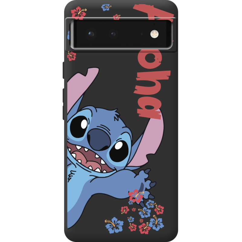 Черный чехол BoxFace Google Pixel 6 Гавайський гість Stich