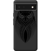 Черный чехол BoxFace Google Pixel 6 Owl