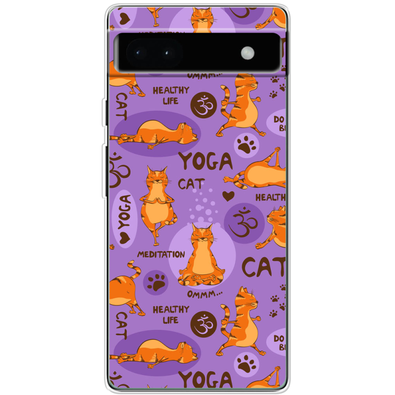 Чехол BoxFace Google Pixel 6A Yoga Cat