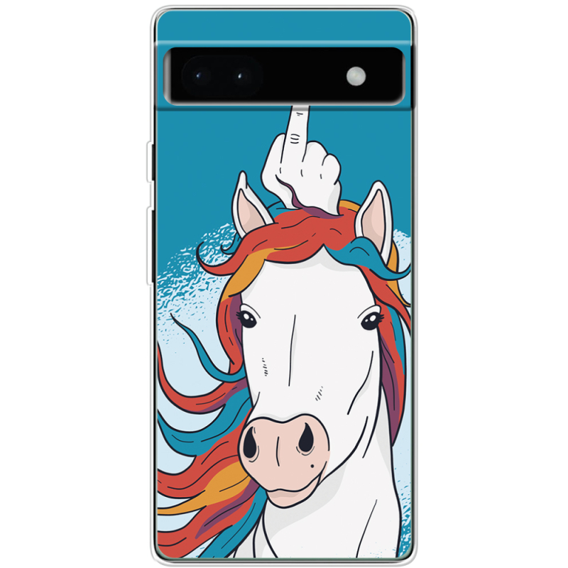 Чехол BoxFace Google Pixel 6A Fuck Unicorn