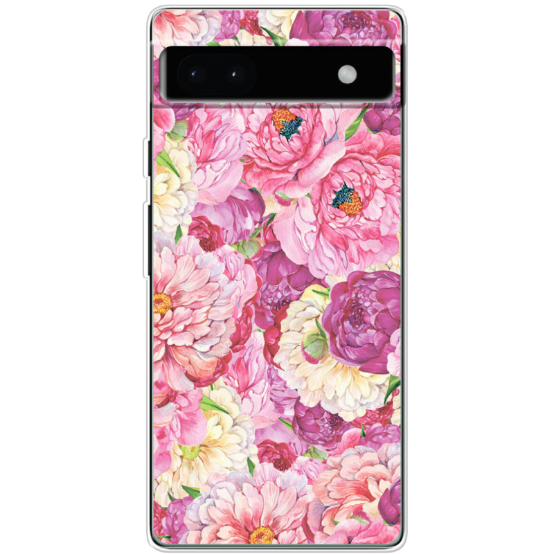 Чехол BoxFace Google Pixel 6A Pink Peonies