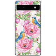 Чехол BoxFace Google Pixel 6A Birds and Flowers