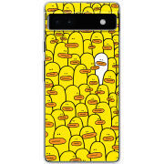 Чехол BoxFace Google Pixel 6A Yellow Ducklings