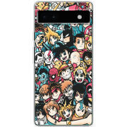 Чехол BoxFace Google Pixel 6A Anime Stickers