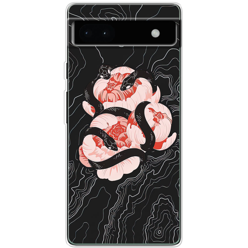 Чехол BoxFace Google Pixel 6A Snake Rose