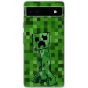 Чехол BoxFace Google Pixel 6A Minecraft Creeper