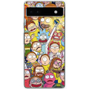 Чехол BoxFace Google Pixel 6A Rick and Morty