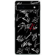 Чехол BoxFace Google Pixel 6A Stray Kids автограф