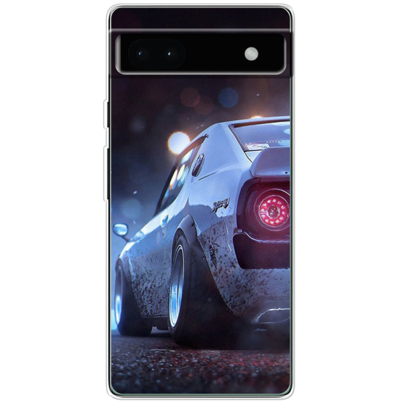 Чехол BoxFace Google Pixel 6A Silver Car