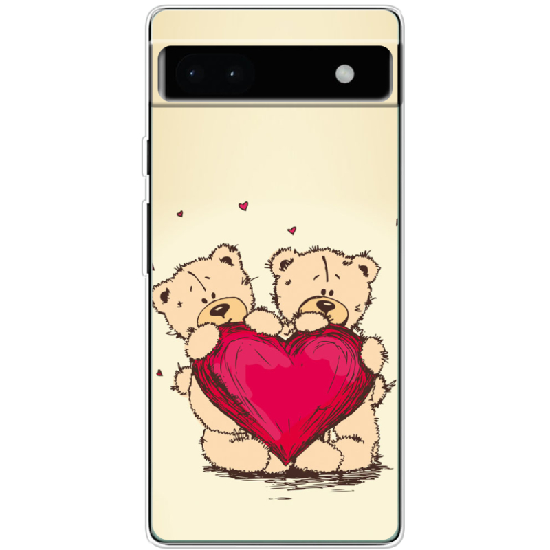 Чехол BoxFace Google Pixel 6A Teddy Bear Love