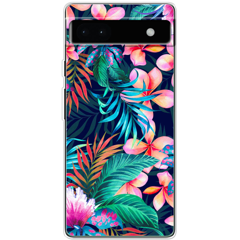 Чехол BoxFace Google Pixel 6A flowers in the tropics