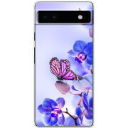 Чехол BoxFace Google Pixel 6A Orchids and Butterflies