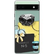 Прозрачный чехол BoxFace Google Pixel 6A Fashion Pug