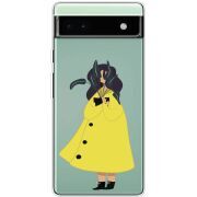 Прозрачный чехол BoxFace Google Pixel 6A Just a Girl