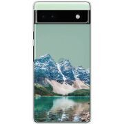 Прозрачный чехол BoxFace Google Pixel 6A Blue Mountain