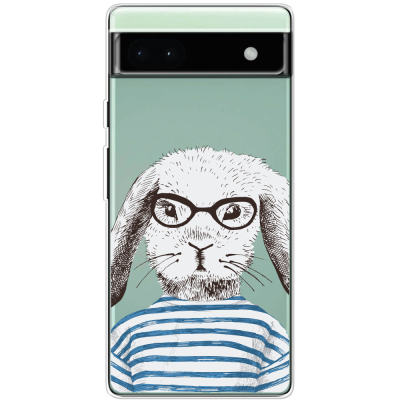 Прозрачный чехол BoxFace Google Pixel 6A MR. Rabbit