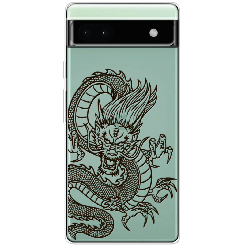 Прозрачный чехол BoxFace Google Pixel 6A Chinese Dragon