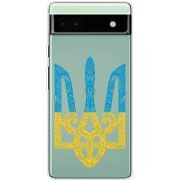 Прозрачный чехол BoxFace Google Pixel 6A Gold Trident