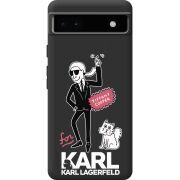 Черный чехол BoxFace Google Pixel 6A For Karl