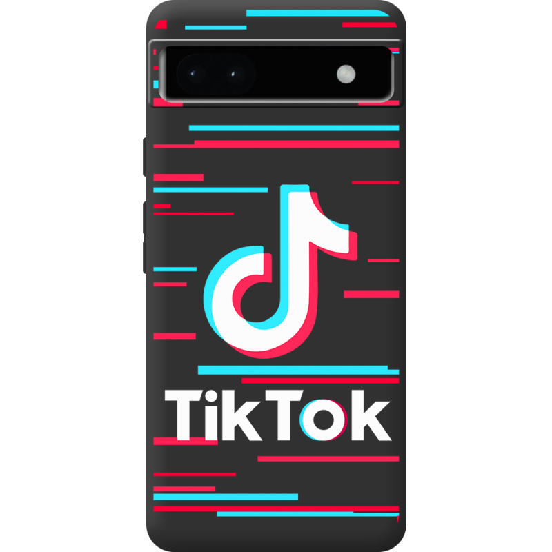 Черный чехол BoxFace Google Pixel 6A Tik Tok