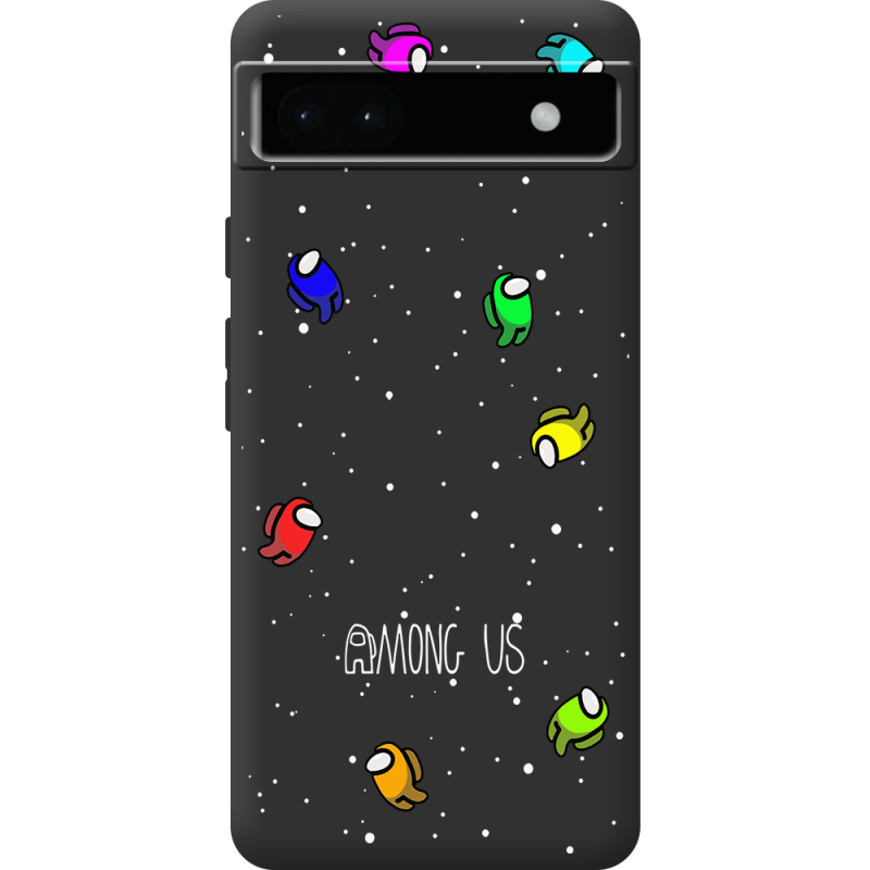 Черный чехол BoxFace Google Pixel 6A Among Us Invisible