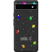 Черный чехол BoxFace Google Pixel 6A Among Us Invisible