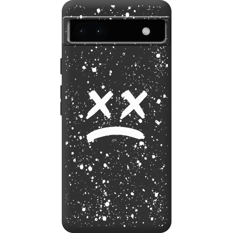 Черный чехол BoxFace Google Pixel 6A Sad Way