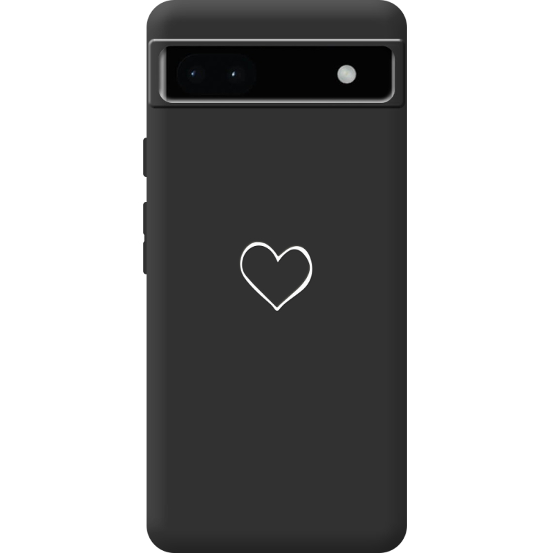 Черный чехол BoxFace Google Pixel 6A My Heart